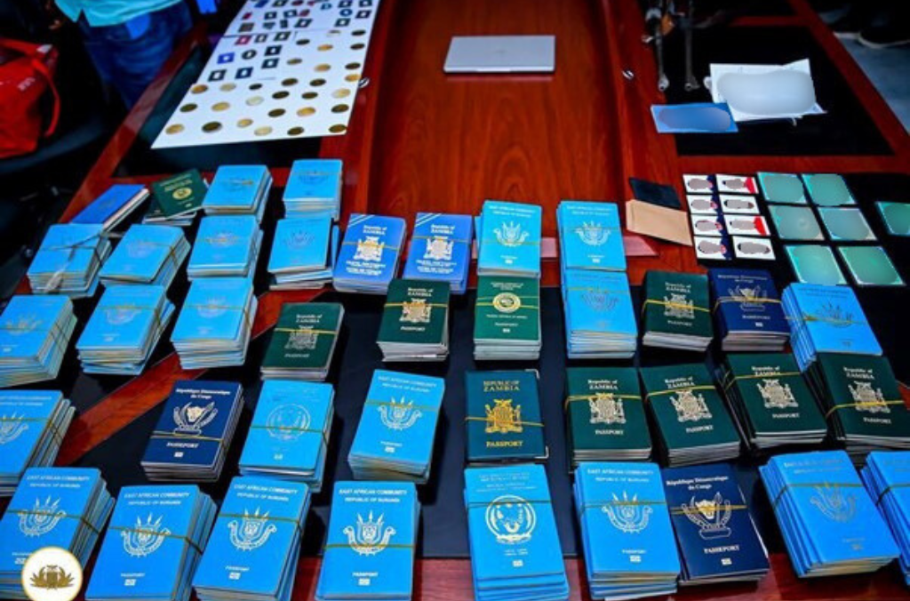 Des passeports saisis en Zambie