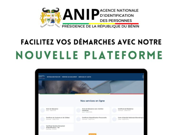 Plateforme numérique de l'ANIP