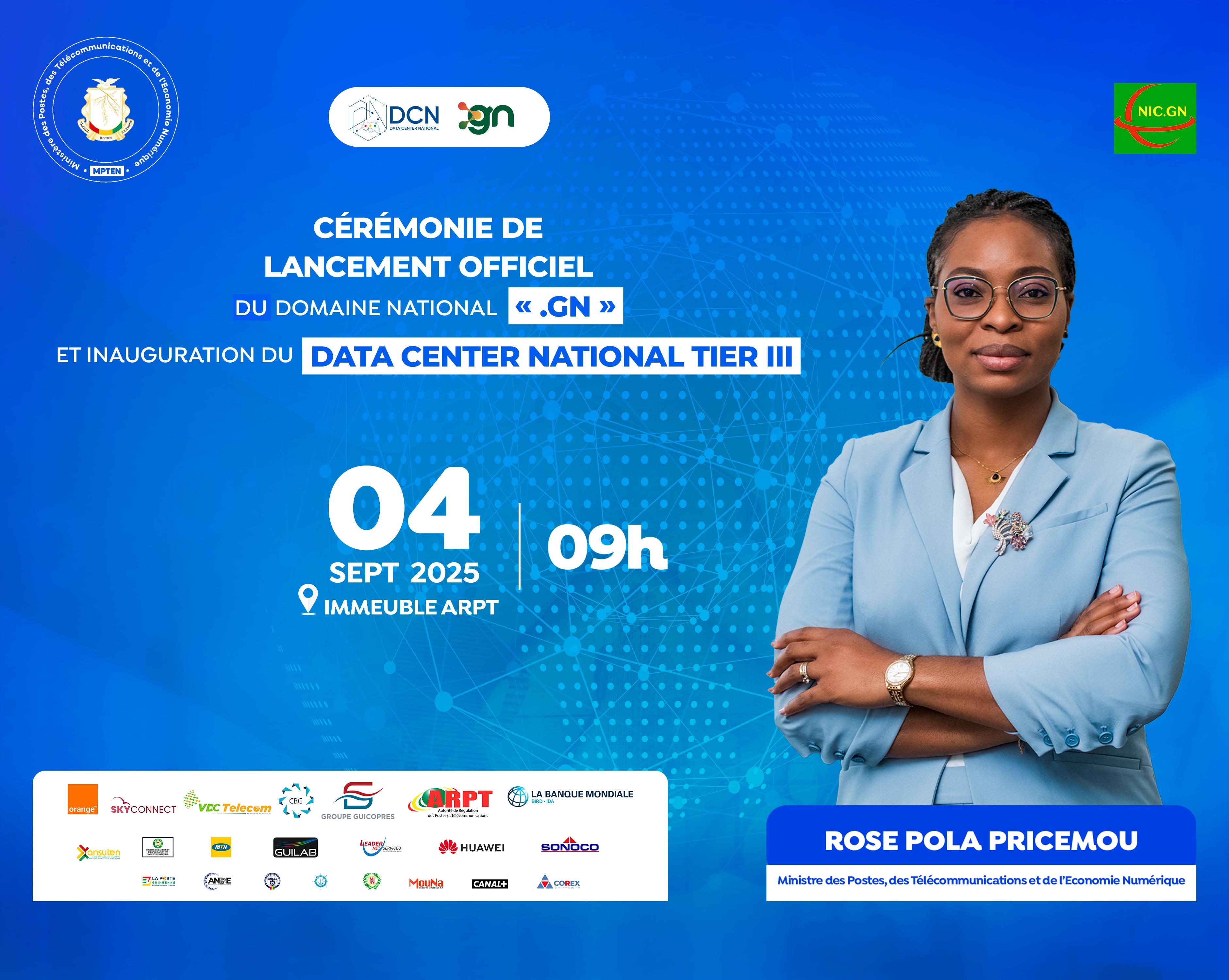 Rose Pola Pricemou Ministre des Postes, des Télécommunications et de l’Économie Numérique de la Guinée