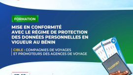 Protection des données au Bénin : L’APDP organise une formation pour les acteurs du transport aérien et des voyages