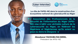 Le rôle de l’APSI-NE dans la construction d’un écosystème national de cybersécurité au Niger 
