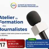 Protection des données : l’APDP-Bénin annonce un atelier de formation au profit des professionnels de médias